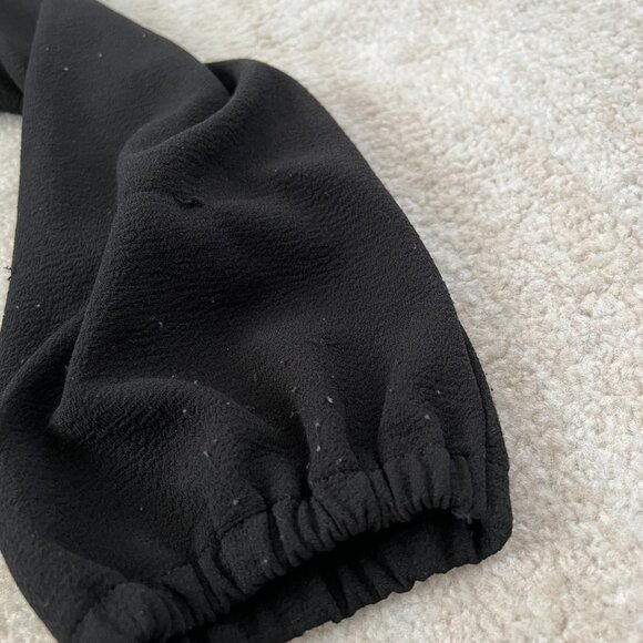 Madewell Texture and Thread Crepe Black Wrap Blouse Top S - Picture 9 of 11